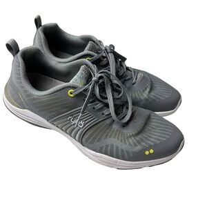 Ryka Sneakers Grafik Flow Women US 10 Gray Lace Up Training Athletic Tennis Shoe